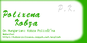 polixena kobza business card